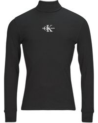 Calvin Klein - Long Sleeve T-shirt Freefit Roll Neck Ls - Lyst