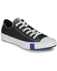 Converse - Shoes (trainers) Chuck Taylor All Star Logo Stacked - Ox - Lyst