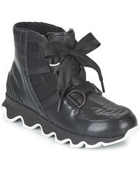 kinetic short lace up booties
