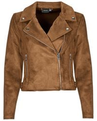 Vero Moda - Leather Jacket Vmjose - Lyst