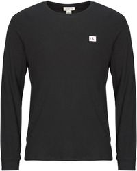 Calvin Klein - Long Sleeve T-shirt Ls Waffle Badge Crewnk Tee - Lyst
