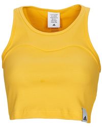 adidas - Tops / Sleeveless T-shirts Lng Rib Tank - Lyst