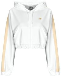 New Balance - Hoodies Interlock Full Zip - Lyst