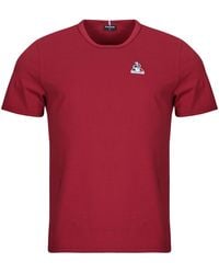 Le Coq Sportif - T Shirt Ess Tee Ss N°1 M - Lyst