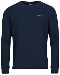 Tommy Hilfiger - Long Sleeve T-shirt Tjm Slim Chest Linear Ls Tee Ext - Lyst