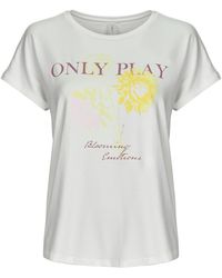 Only Play - T Shirt Onpaub-blur On Ss Bat Loose - Lyst
