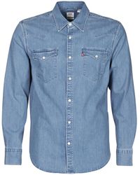 Levis denim shirt mens uk Clearance
