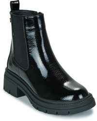 Xti - Mid Boots 144297-black-patent - Lyst