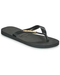 Havaianas - Top Logo Metallic Flip Flops / Sandals (shoes) - Lyst