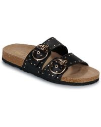 ONLY - Flat Sandals Onlmaxi-15 Pu Studs Buckle Sandal - Lyst