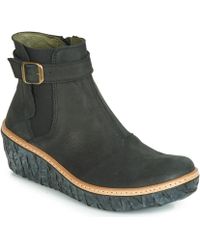 El Naturalista - Myth YGGDRASIL Women's Low Ankle Boots In Black - Lyst
