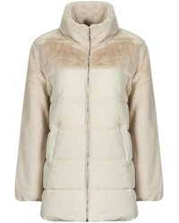 ONLY - Duffel Coats Onlwanja Fur Puffer Mix Coat Cc Otw - Lyst