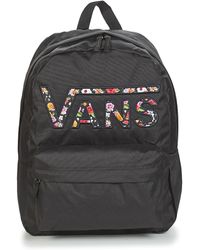 vans realm flying v backpack floral