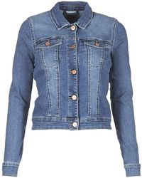 Noisy May - Nmdebra Denim Jacket - Lyst