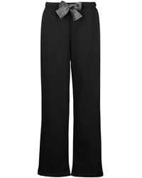 Pieces - Tracksuit Bottoms Pcchilli Wide Glitter Sweat Pant Noos - Lyst