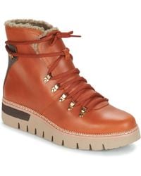 Caterpillar Attention Fur Wp Women's Low Ankle Boots In Brown