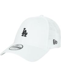 KTZ - Cap Home Field 9forty Trucker Los Angeles Dodgers Whiblk - Lyst