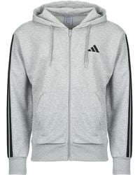 adidas - Tracksuit Jacket Essentials 3-stripes French Terry Full-zip Hoodie - Lyst