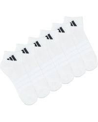 adidas - Socks Cushioned Essentials Ankle Socks 6 Pair Pack - Lyst