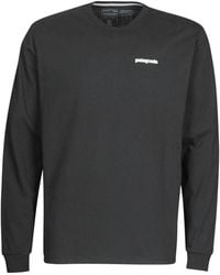 Patagonia - M's L/s P-6 Logo Responsibili-tee Long Sleeve T-shirt - Lyst