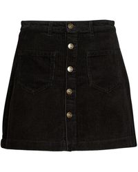 ONLY - Short Skirts Onlamazing Hw Cord Skirt Pnt - Lyst