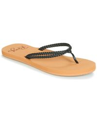 Roxy Costas J Sndl Blk Flip Flops / Sandals (shoes) - Black