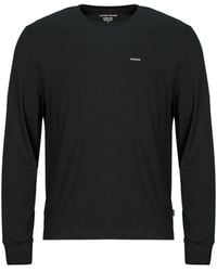 Guess - Long Sleeve T-shirt Ls Cn Reg Pkt Tee - Lyst