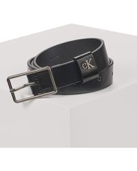 Calvin Klein - Belt Square Buckle Ck Loop 25mm Belt - Lyst