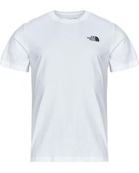 The North Face - T Shirt Evolution Box Nse Regular Short Sleeve Tnf - Lyst