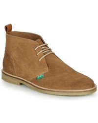 Kickers Tyl Mid Boots - Natural
