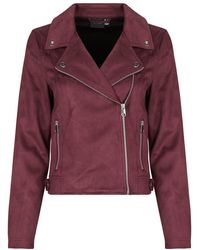 Vero Moda - Leather Jacket Jose - Lyst
