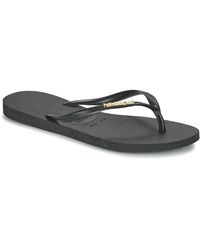 Havaianas - Flip Flops / Sandals (shoes) Slim Logo Metallic - Lyst