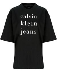 Calvin Klein - T Shirt Ss Ckj Logo Tee - Lyst