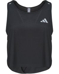 adidas - Tops / Sleeveless T-shirts Adi365 Running Climacool+ Crop Top - Lyst