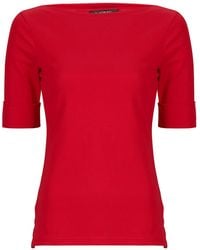 Ralph Lauren - T Shirt Judy-elbow Sleeve-knit - Lyst