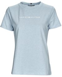 Tommy Hilfiger - T Shirt Reg Frosted Corp Logo C-nk Ss - Lyst