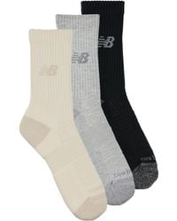 New Balance - Sports Socks Active Cushion Crew Socks 3 Packs - Lyst