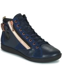 Pataugas Palme Shoes (high-top Trainers) - Blue