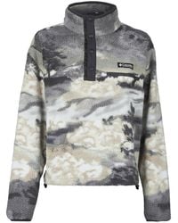 Columbia - Fleece Jacket Helvetia Ii Printed Cropped Half Snap Fleece - Lyst