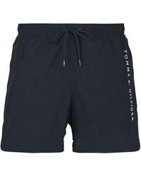 Tommy Hilfiger - Trunks / Swim Shorts Medium Drawstring Zip Pocket - Lyst