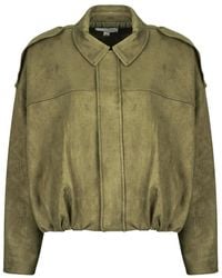 ONLY - Jacket Onlmoon-stina Faux Suede Bomber - Lyst