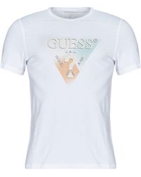Guess - T Shirt Triangle Tee - Lyst