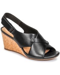 clarks summer wedges