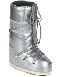 Moon Boot Vynil Met Snow Boots - Metallic