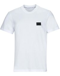 Calvin Klein - T Shirt Shrunken Badge Tee - Lyst