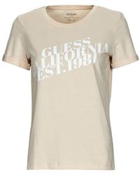 Guess - T Shirt Ss Cn Aurelia Tee - Lyst