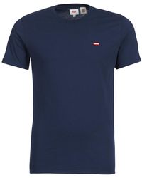 Levi's - Levis Ss Original Hm Tee Men's T Shirt In Blue - Lyst