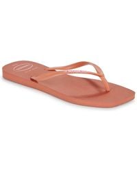 Havaianas - Flip Flops / Sandals (shoes) Slim Square Logo Pop Up - Lyst