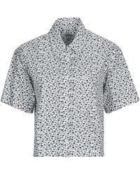 Guess - Shirt Ss Camp Collar Boxy Shirt - Lyst