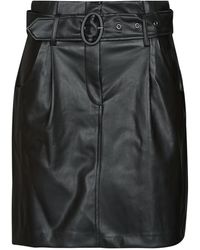 Vila - Short Skirts Vichoosy Hw Coated Skirt - Lyst